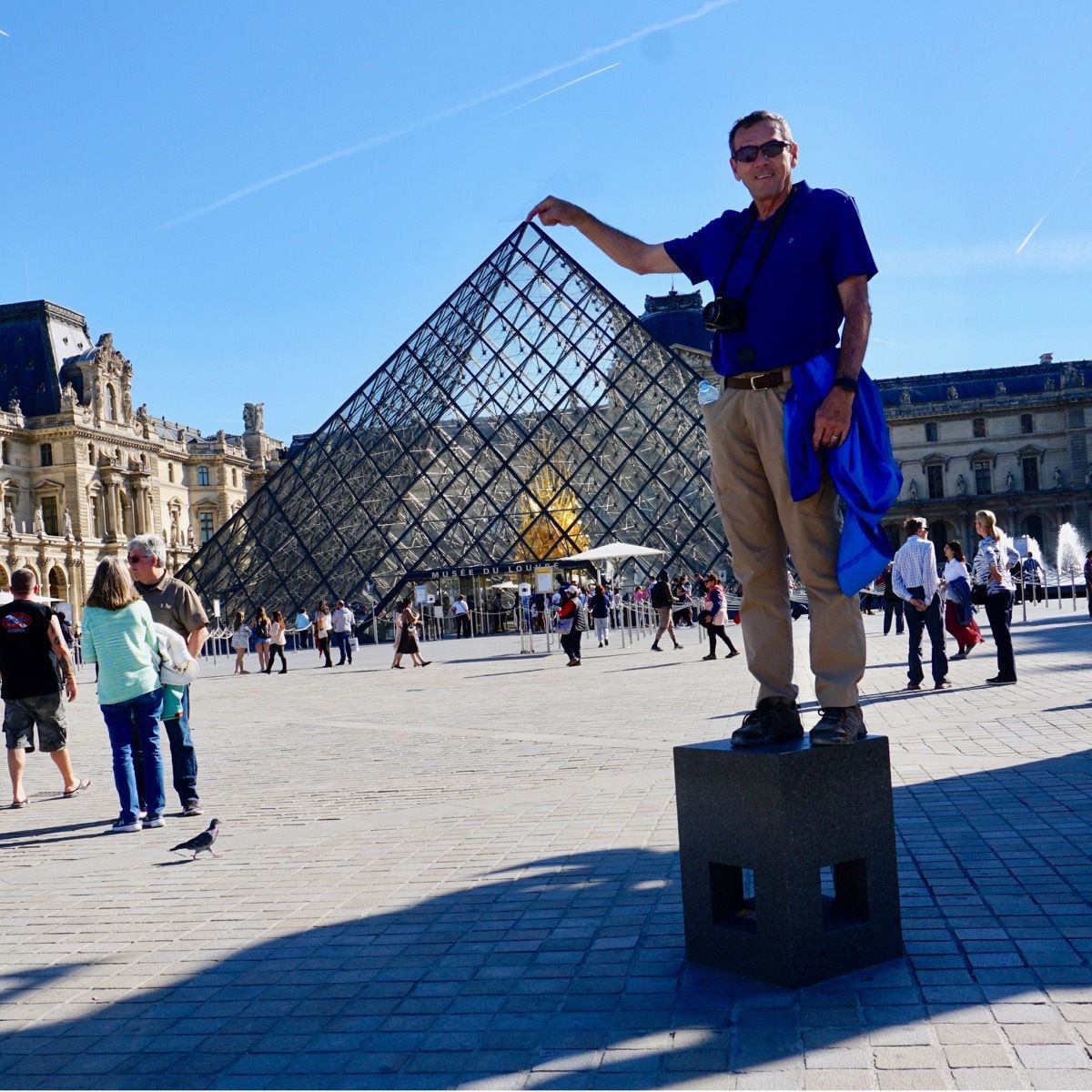 Tom at the Louvre