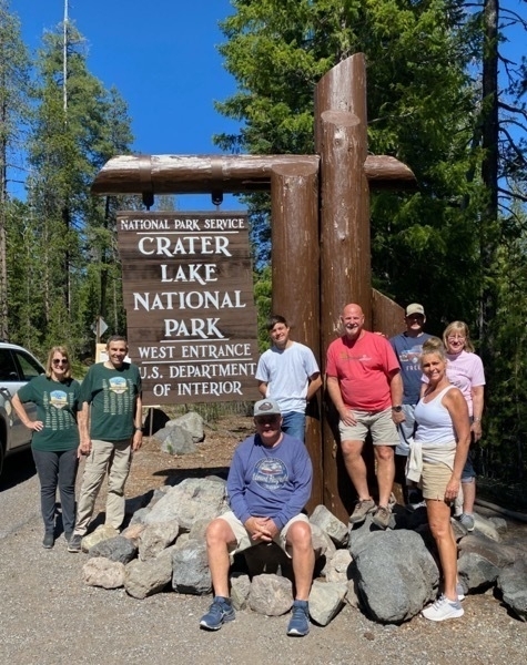 Crater Lake Sign